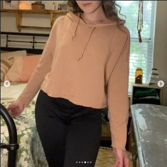 American Eagle‎ cropped hoodie Abercrombie Aerie Old Navy Madewell sweatshirt - Picture 5 of 6